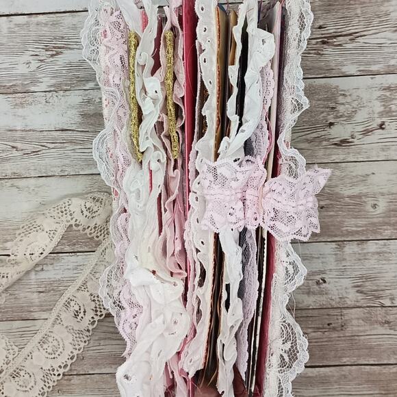 Pink Embellished Junk Journal: Flowers, Birds and Butterflies (Benevolent) - Picture 6 of 16